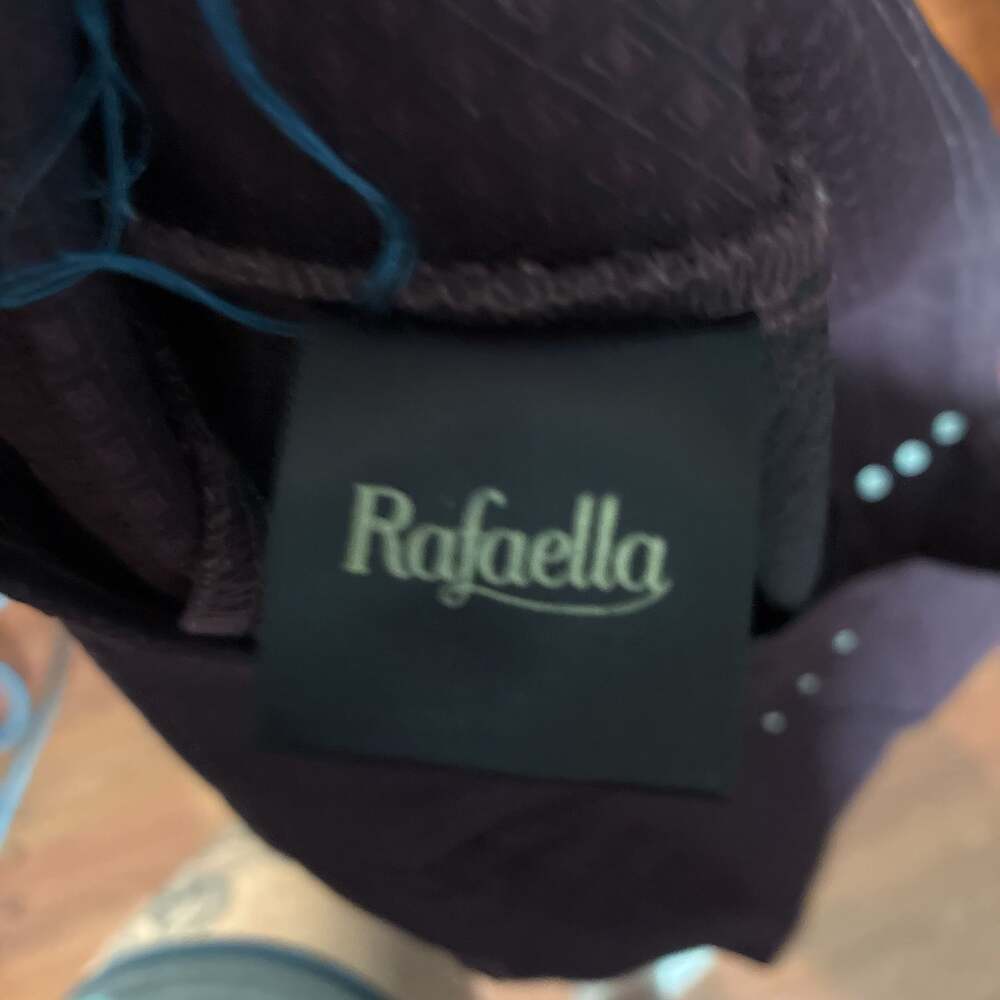 Vintage 90s Rafaella Women's Wool Plaid Wrap Red Green Knee Length Skirt